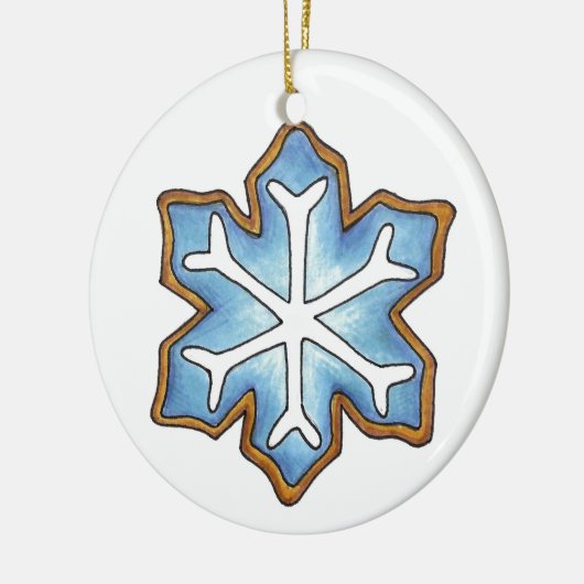Feestdagen Snowflake Snow Flake Kerstmis Hanukkah Keramisch Ornament (Links)