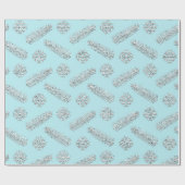 Feestdagen Snowflakes voor kerstboomgaarden Cadeaupapier (Vlak)