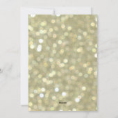 Feestdagen Sparkle-fotokaart in Gold Feestdagenkaart (Achterkant)