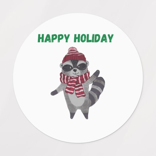 Feestdagen Stickers deze kerst (Design 1)