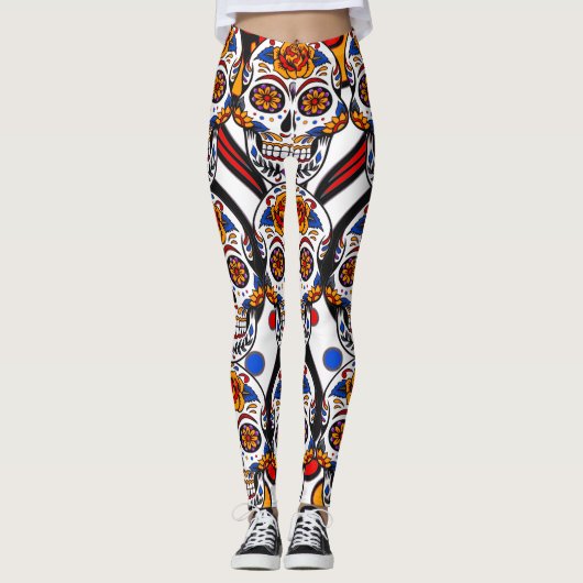 Feestdagen suikerriet leggings (Voorkant)