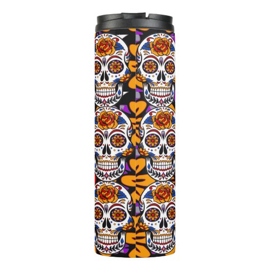 Feestdagen suikerriet thermosbeker (Achterkant)