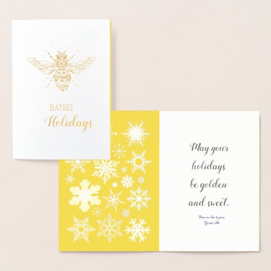 Feestdagen van hapbee | KAART (Display)