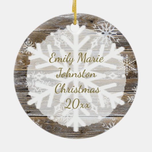 Feestdagen van het charmant keramisch ornament (Achterkant)