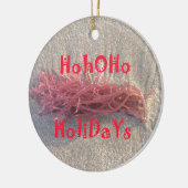 Feestdagen van het strand Collectie. Keramisch Ornament (Links)