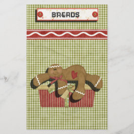 Feestdagen van ontbijtkoek Multomap-Divider ontvan Briefpapier