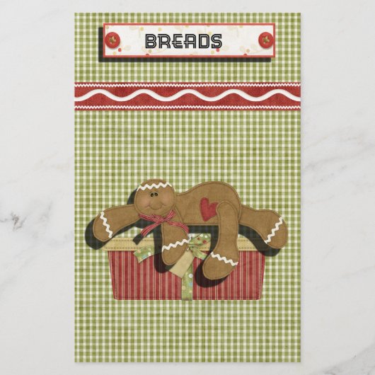 Feestdagen van ontbijtkoek Multomap-Divider ontvan Briefpapier (Voorkant)