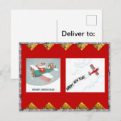 Feestdagen van vliegtuigen Postkaart (Voorkant / Achterkant)