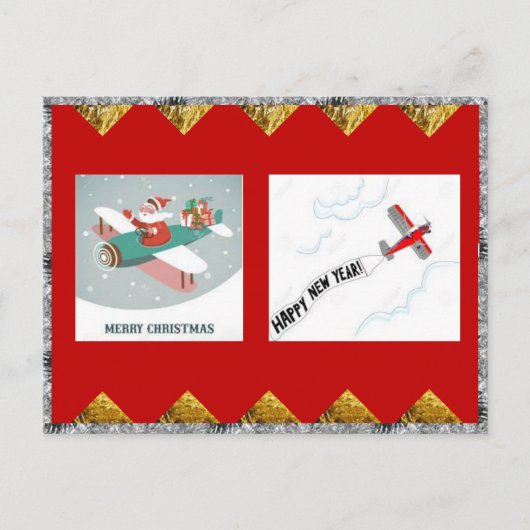 Feestdagen van vliegtuigen Postkaart (Voorkant)