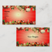 Feestdagen Visitekaartje (Voorkant / Achterkant)