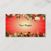 Feestdagen Visitekaartje (Achterkant)