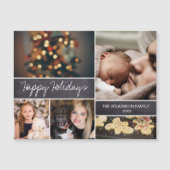 Feestdagen voor collage van de magnetische kerstfa (Voorkant)