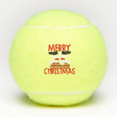 Feestdagen voor de pretkerst tennisballen (Voorkant)