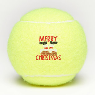 Feestdagen voor de pretkerst tennisballen