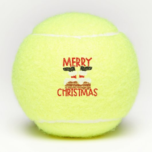 Feestdagen voor de pretkerst tennisballen (Voorkant)