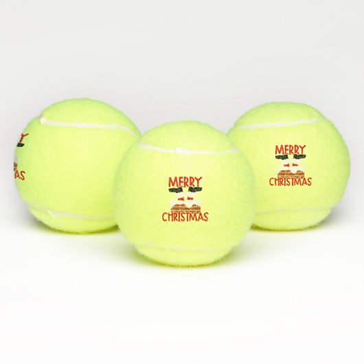 Feestdagen voor de pretkerst tennisballen (Multi)