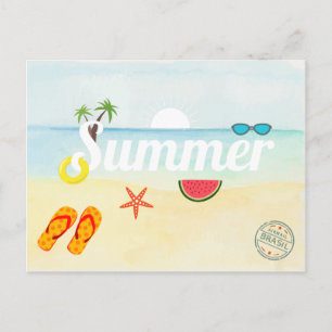Feestdagen voor de zomer briefkaart
