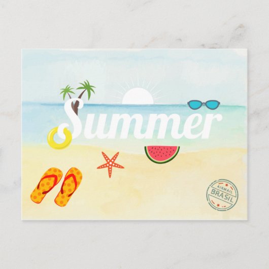 Feestdagen voor de zomer briefkaart (Voorkant)