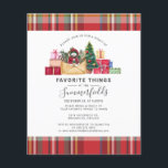 Feestdagen voor favoriete kerstcadeautjes<br><div class="desc">De geplaveide Feestdagen van de Kerst van de Favoriete Uitnodiging van de Partij van de Kerst die u gemakkelijk kunt aanpassen voor uw Feestdagen familie en vrienden samenkomen. Gebruik deze uitnodiging voor andere vakantieevenementen eenvoudig opnieuw door op de knop "Deze aanpassen" te klikken die onder de link "Persoonlijk aanpassen" is...</div>