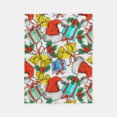 Feestdagen voor kerstcadeautjes Roodkerstkerstkers Fleece Deken (Voorkant)