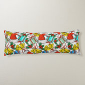 Feestdagen voor kerstcadeautjes Roodkerstkerstkers Lichaamskussen (Achterkant)