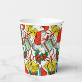 Feestdagen voor kerstcadeautjes Roodkerstkerstkers Papieren Bekers (Rechts)