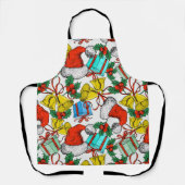 Feestdagen voor kerstcadeautjes Roodkerstkerstkers Schort (Voorkant)