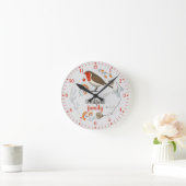 Feestdagen voor kerstfeestdagen - bijtende cabine ronde klok (Huis)