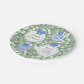 Feestdagen voor kerstfeestdagen van klanten papieren bordje (Gekanteld)