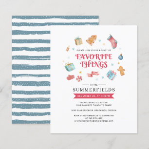 Feestdagen voor kerstfeestelijke zaken uitnodigen