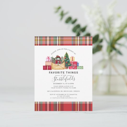 Feestdagen voor kerstfeestvieren kaart (Staand voorkant)