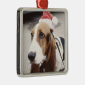 Feestdagen voor kerstfoto's metalen ornament (Rechts)