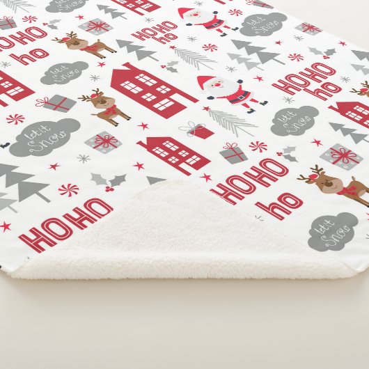 Feestdagen voor kerstkerstkerstkerstkerstkerstkers sherpa deken (3/4)