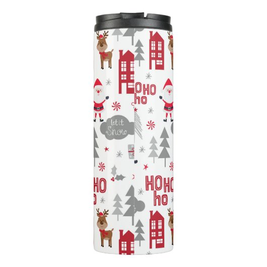 Feestdagen voor kerstkerstkerstkerstkerstkerstkers thermosbeker (Achterkant)