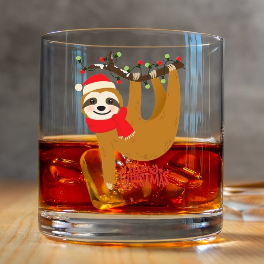 Feestdagen voor prettige kerstfeestjes whisky glas