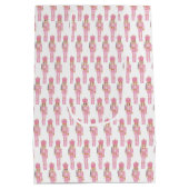 Feestdagen voor prettige kerstpasta met roze voedi medium cadeauzakje (Achterkant)