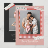 Feestdagen voor scrapbooting | Festive 3 foto Feestdagenkaart (Voorkant / Achterkant)