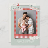 Feestdagen voor scrapbooting | Festive 3 foto Feestdagenkaart (Voorkant / Achterkant)