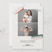 Feestdagen voor scrapbooting | Festive 3 foto Feestdagenkaart (Achterkant)