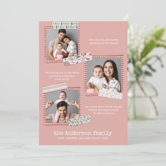 Feestdagen voor scrapbooting | Jaar in review 3 fo Kaart (Staand voorkant)