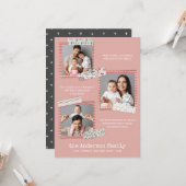 Feestdagen voor scrapbooting | Jaar in review 3 fo Kaart (Voorkant / Achterkant in situ)