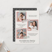 Feestdagen voor scrapbooting | Jaar in review 3 fo Kaart (Voorkant / Achterkant in situ)