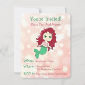  feestdagen voor Zeemeermin Kaart (Voorkant)