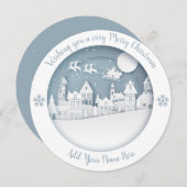 Feestdagen - WC Winter Scene 5 - Aanpassen Kaart (Voorkant / Achterkant)