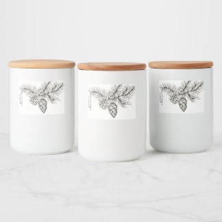 Feestdagen & Winter etiket voor kaars, fles, pot