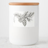 Feestdagen & Winter etiket voor kaars, fles, pot (Voorkant)
