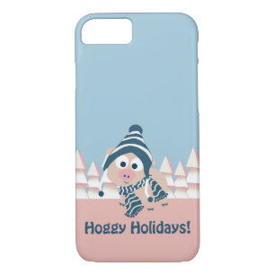 Feestdagen! Winter Pig Case-Mate iPhone Case