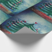 Feestdagen, winterinpakpapier cadeaupapier (Hoek)