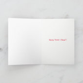 Feestdagen Wolf in de sneeuw Kaart (Binnen)