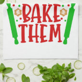 "Feestdagen zijn wat je ze noemt" Theedoek (Gevouwen)